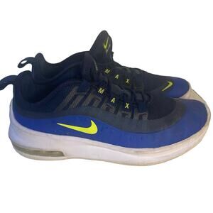 Nike Air Youth Boys Blue White Yellow Athletic Shoe Sneaker Size 5.5